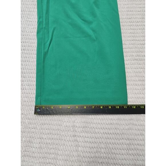 Loft Pants Womens 6 The Peyton Trouser Pleated Wide Leg Green - Picture 3 of 10
